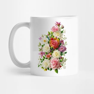 Elegant Rose Bouquet Mug